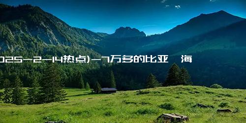 (2025-2-14热点)-7万多的比亚迪海鸥就带高阶智驾 引领全民智驾时代